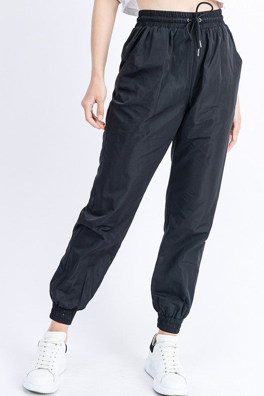 High Waist Drawstring Jogger