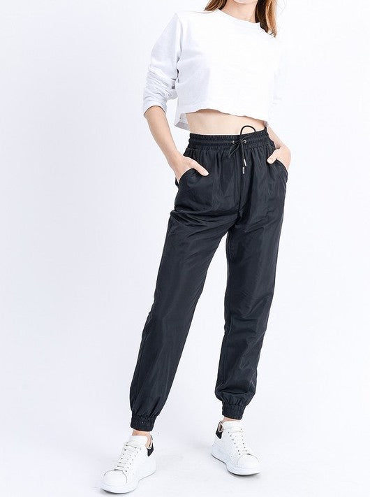 High Waist Drawstring Jogger