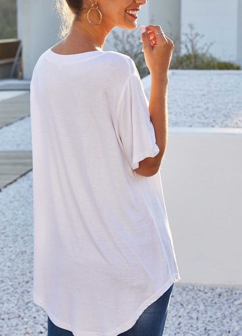 Relaxed V-Neck Tee