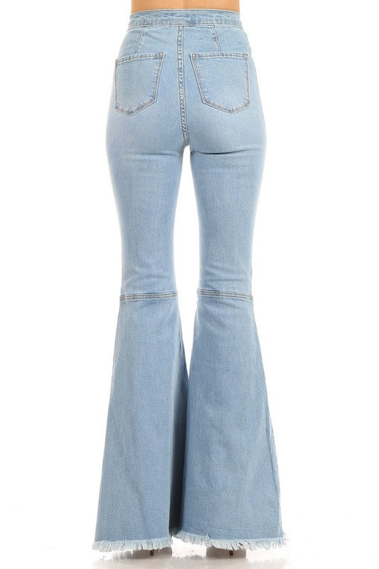 High Waisted Super Flare Jean