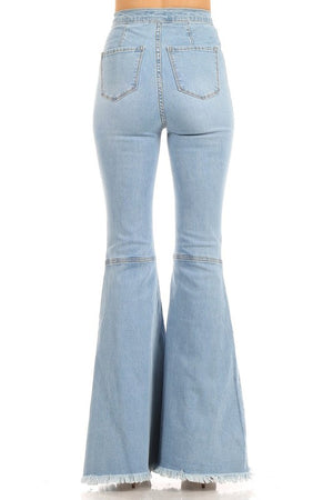 High Waisted Super Flare Jean