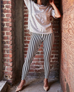 Striped Print Leggings