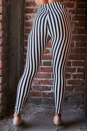 Striped Print Leggings