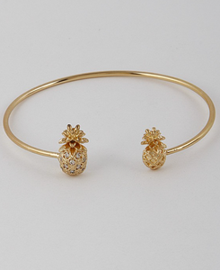 Gold Pineapple Bangle