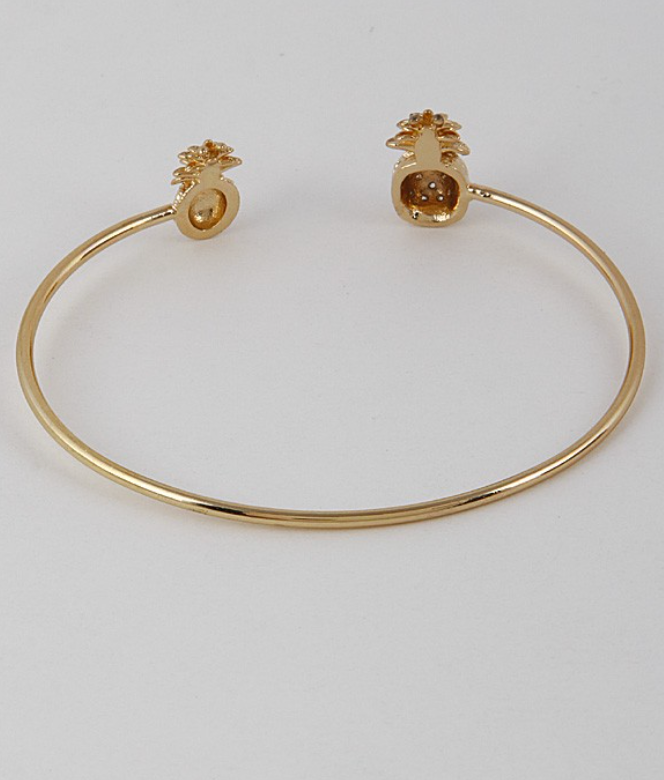 Gold Pineapple Bangle