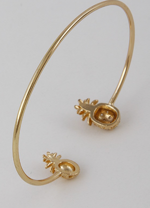 Gold Pineapple Bangle