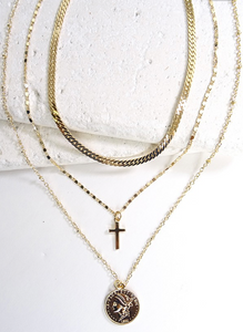 Layered Figaro Necklace