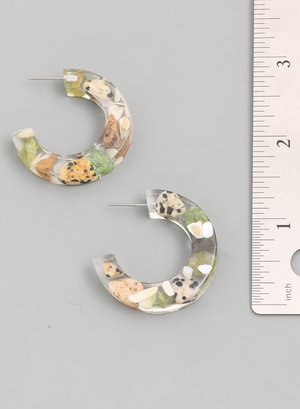 Wildlife Hoop Earrings